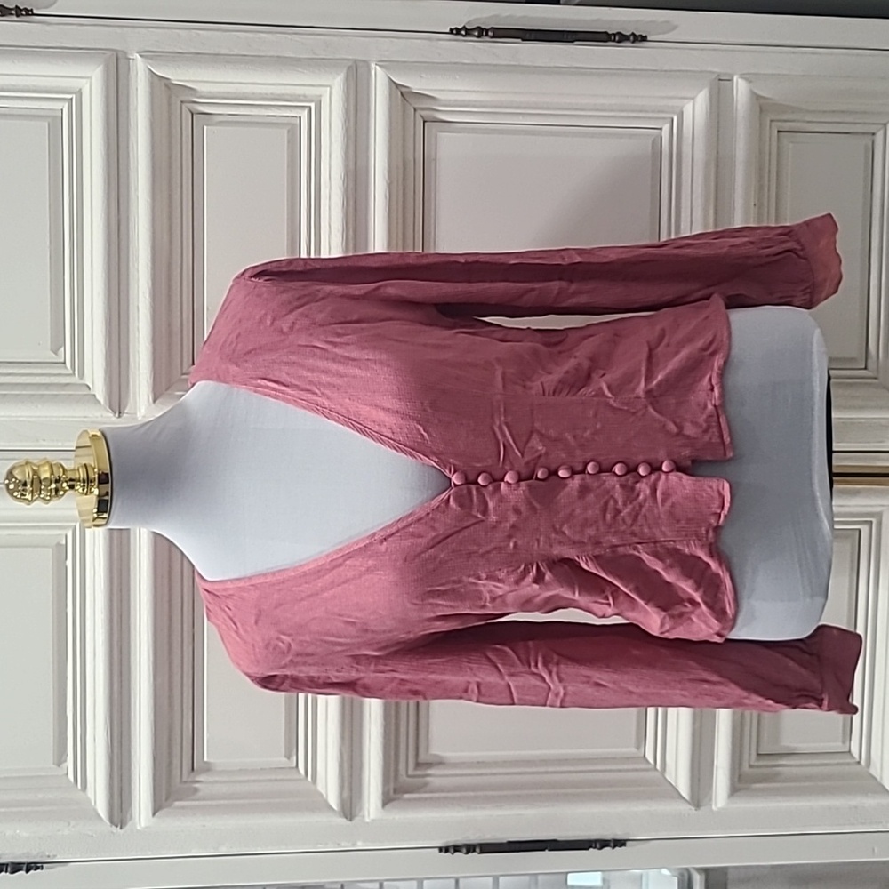 Free People shirt size M long sleeve 100% viscose